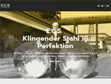 Tablet Screenshot of ecs-steeldrums.de